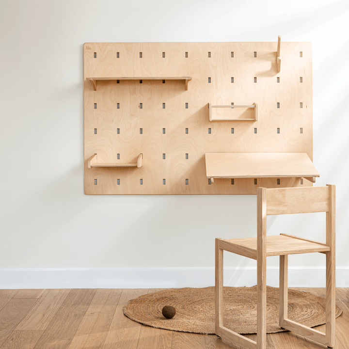 Lila Pegboard Study Set