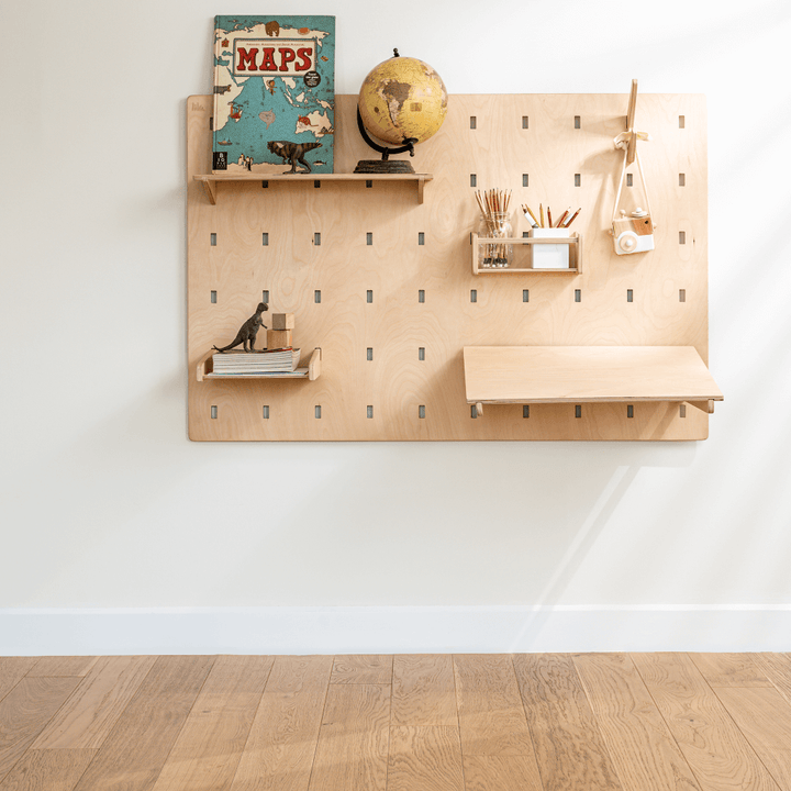 Lila Pegboard Study Set