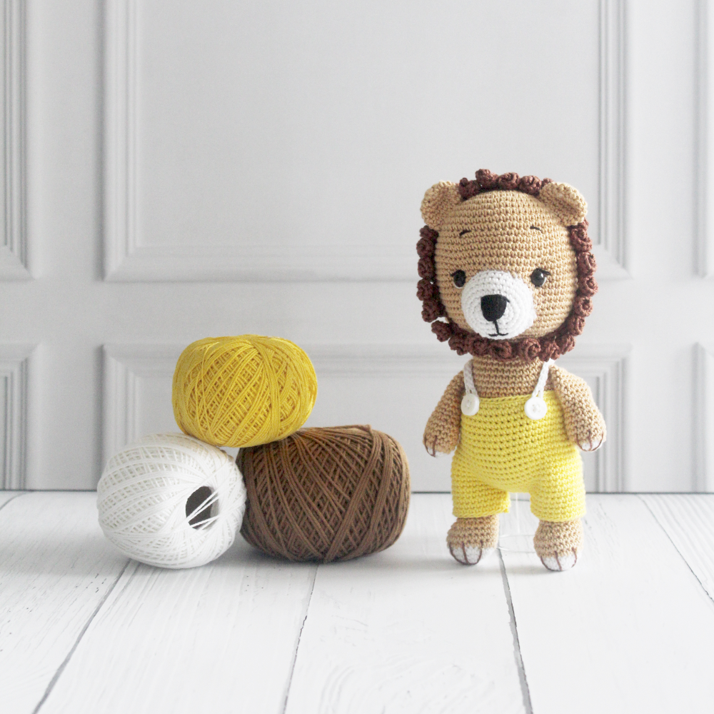 The Tiny Trove Crochet Toys - Leo the Lion
