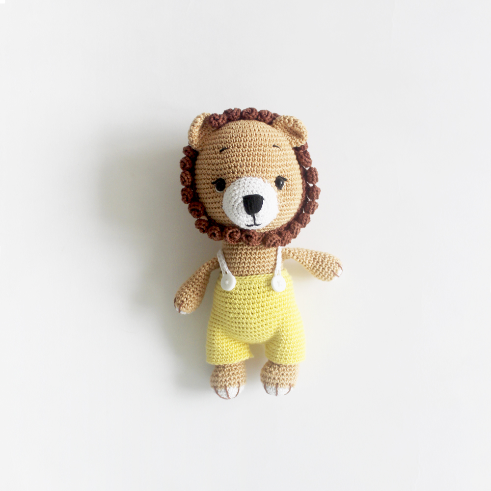 The Tiny Trove Crochet Toys - Leo the Lion