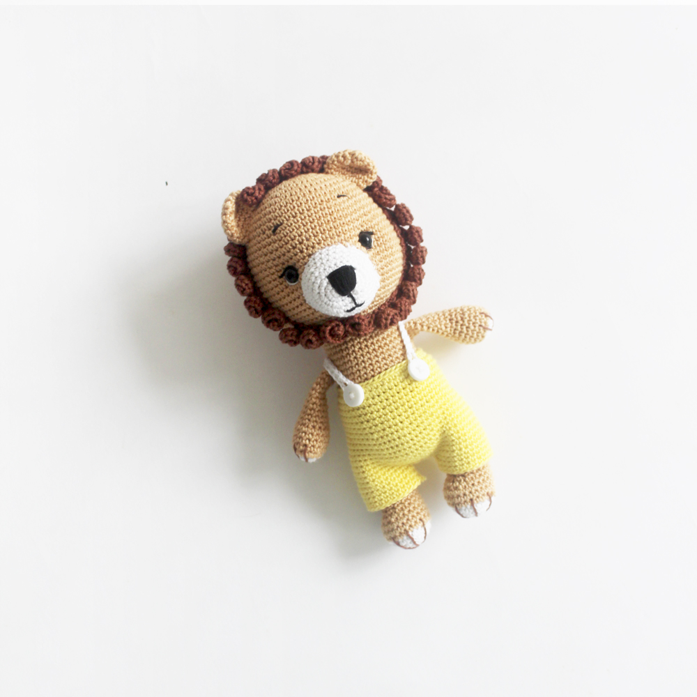 The Tiny Trove Crochet Toys - Leo the Lion