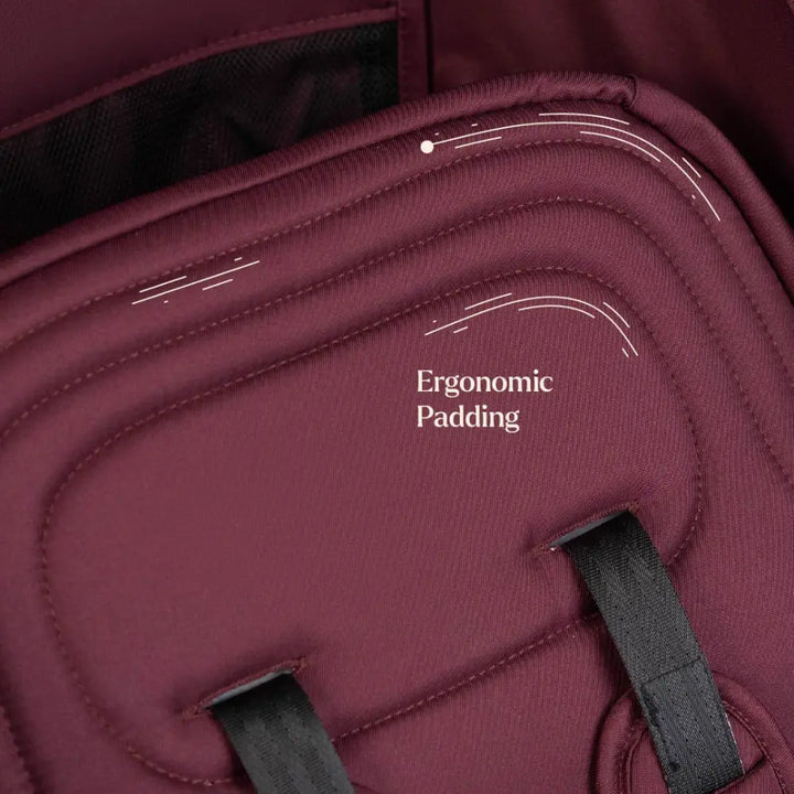 Loopie Hop Stroller - Maroon Mulberry