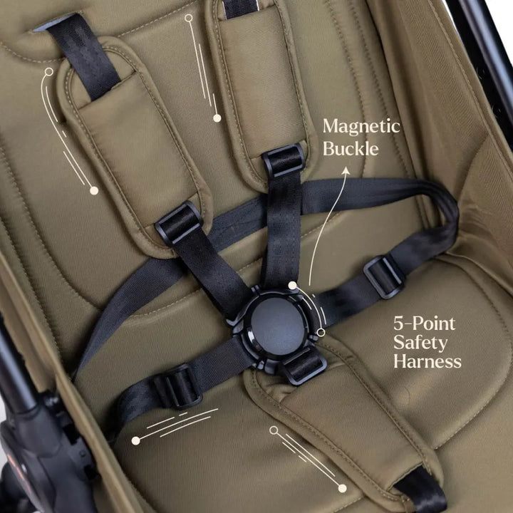 Loopie Hop Stroller - Olive Fern