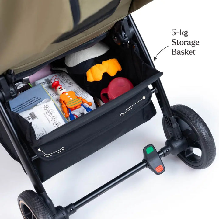 Loopie Hop Stroller - Olive Fern