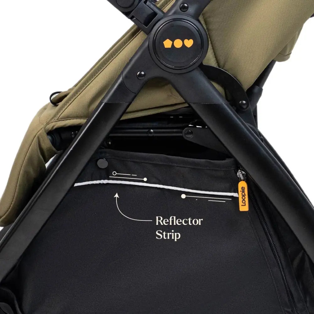 Loopie Hop Stroller - Olive Fern