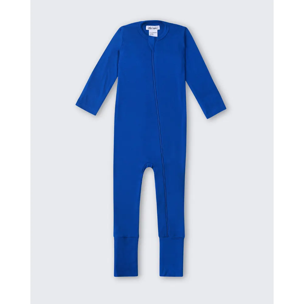 Littlebams Sleepsuits in Classic Blue