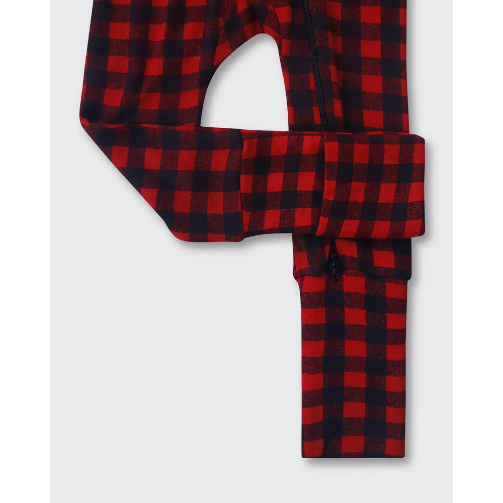 Littlebams Sleepsuits in Ghingam Checks