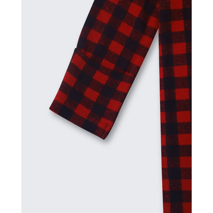 Littlebams Sleepsuits in Ghingam Checks
