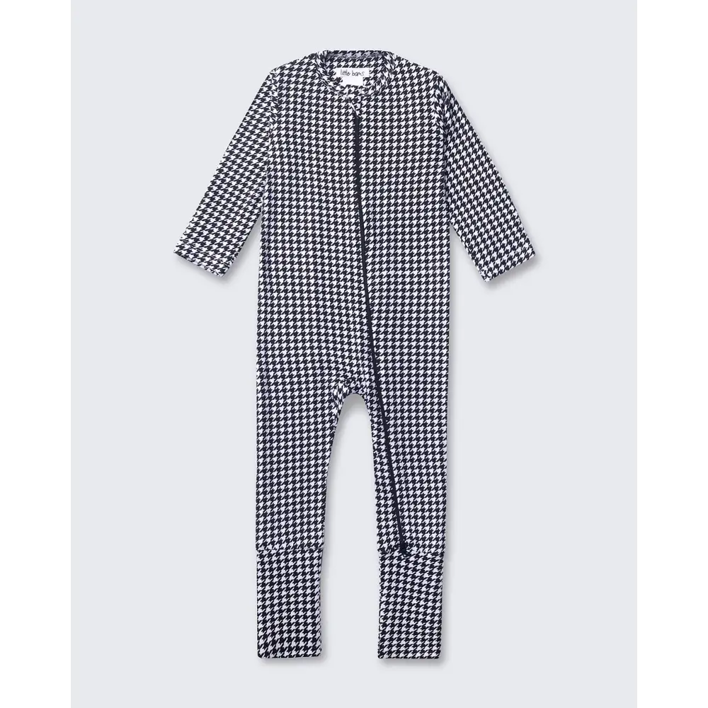 Littlebams Sleepsuits in Houndstooth