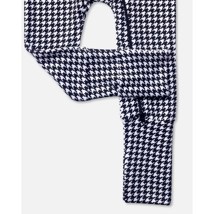 Littlebams Sleepsuits in Houndstooth
