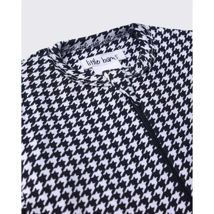 Littlebams Sleepsuits in Houndstooth