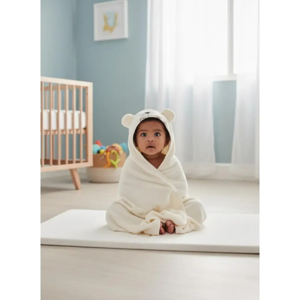Masilo Hooded Towel – Teddy Bear