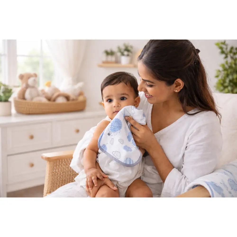 Masilo Organic Muslin Washcloths (Set of 2)