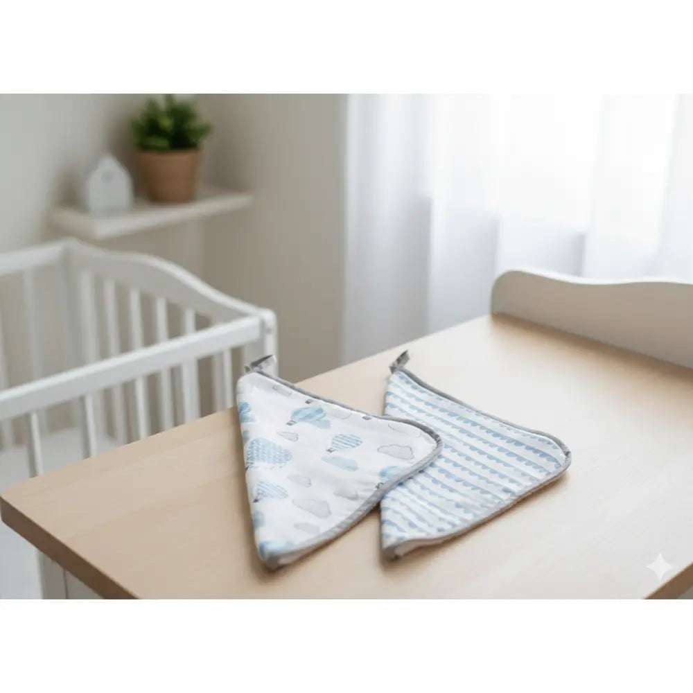 Masilo Organic Muslin Washcloths (Set of 2)