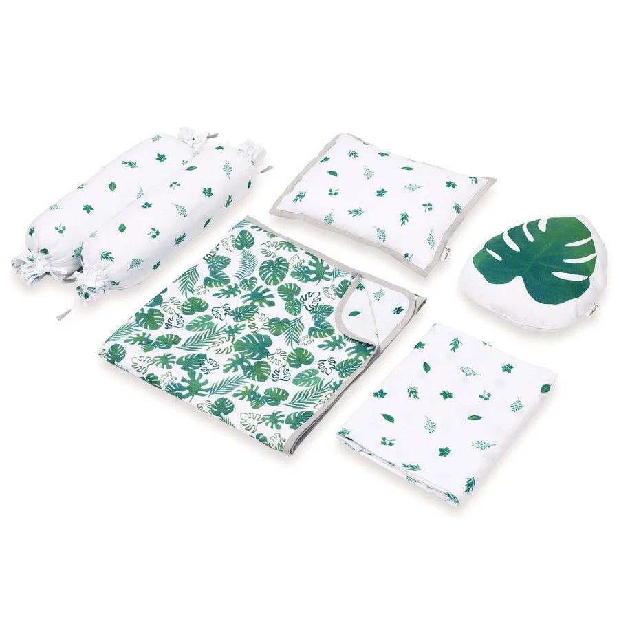 Masilo Bamboo Muslin Cot Bedding Set