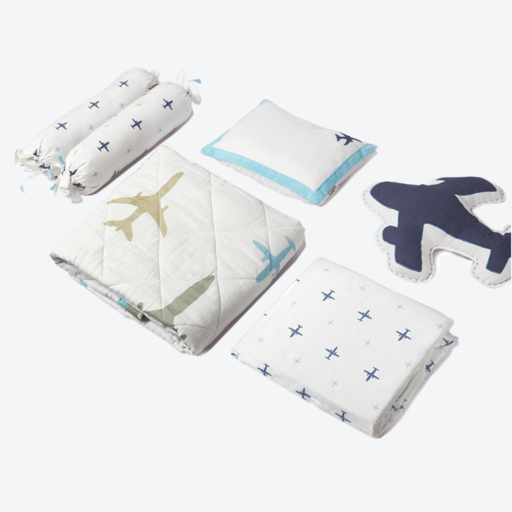 Organic Cotton Cot Bedding Set – Dream Wings