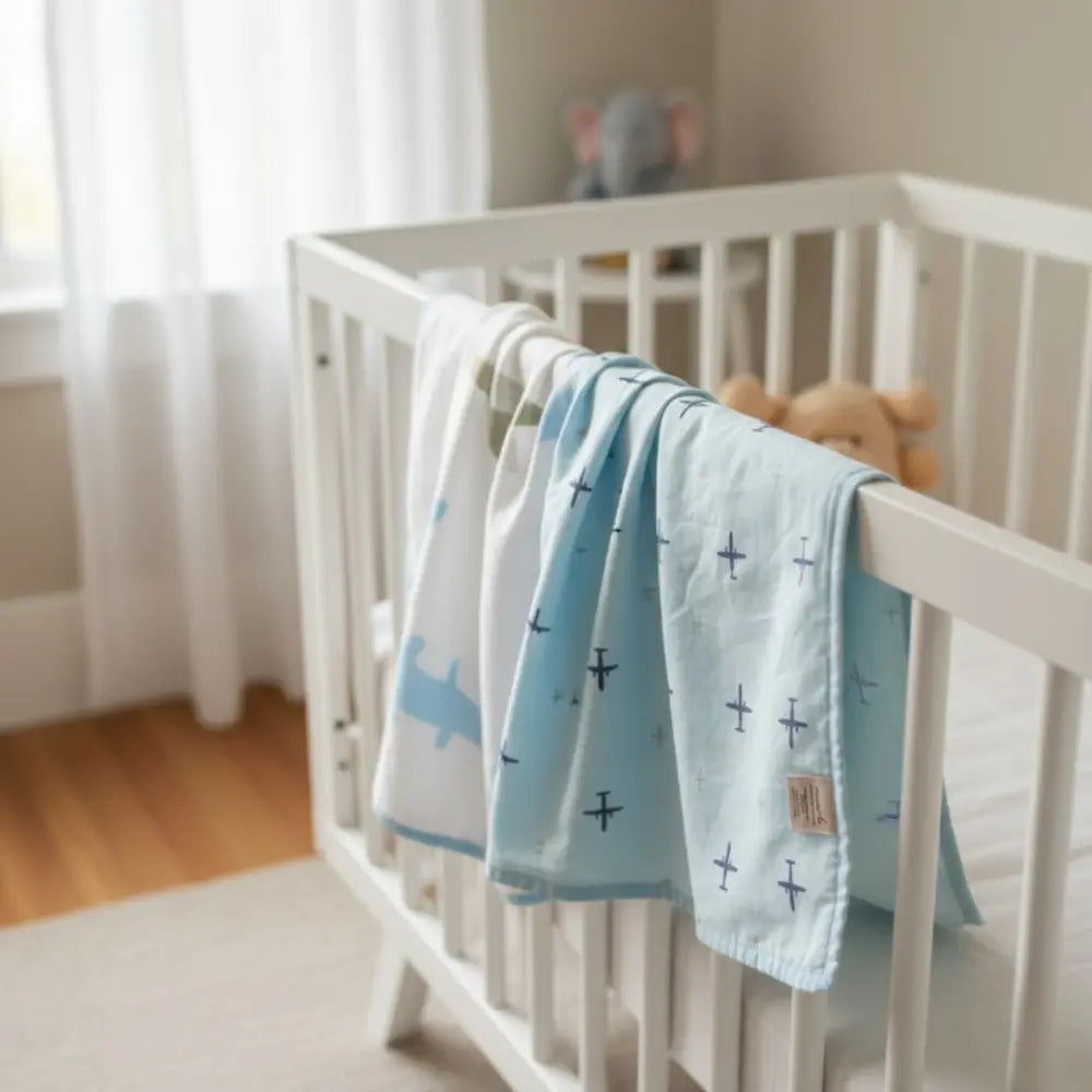 Masilo Organic Cotton Dohar -Drea months Wings