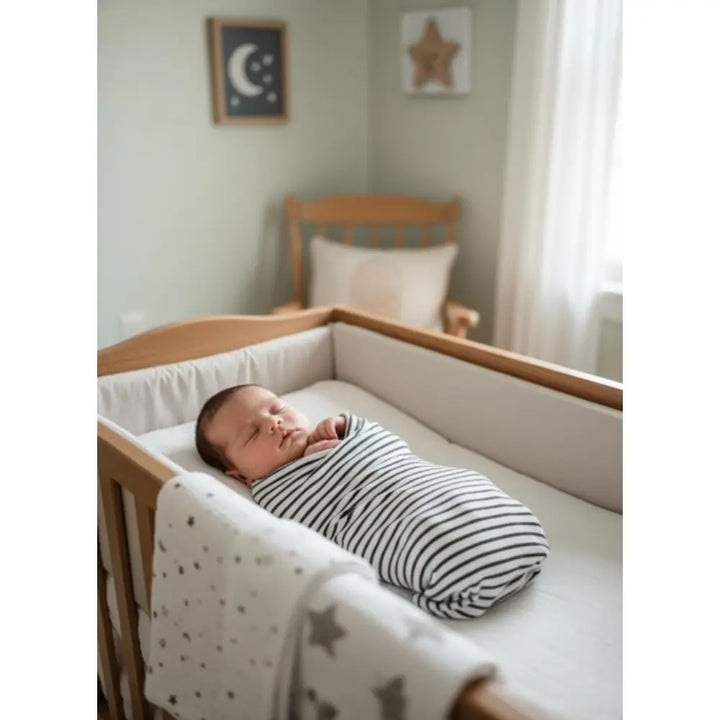 Masilo Organic Muslin Swaddles (Set of 3) – Sleepy Star (Metallic)