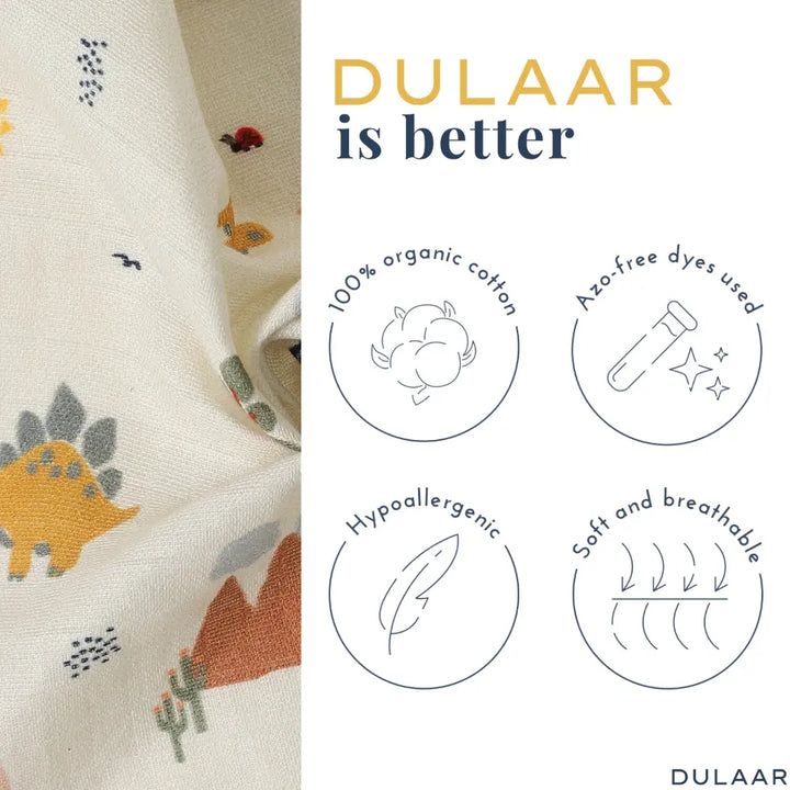 Dulaar Organic Muslin Multipurpose Cloth
