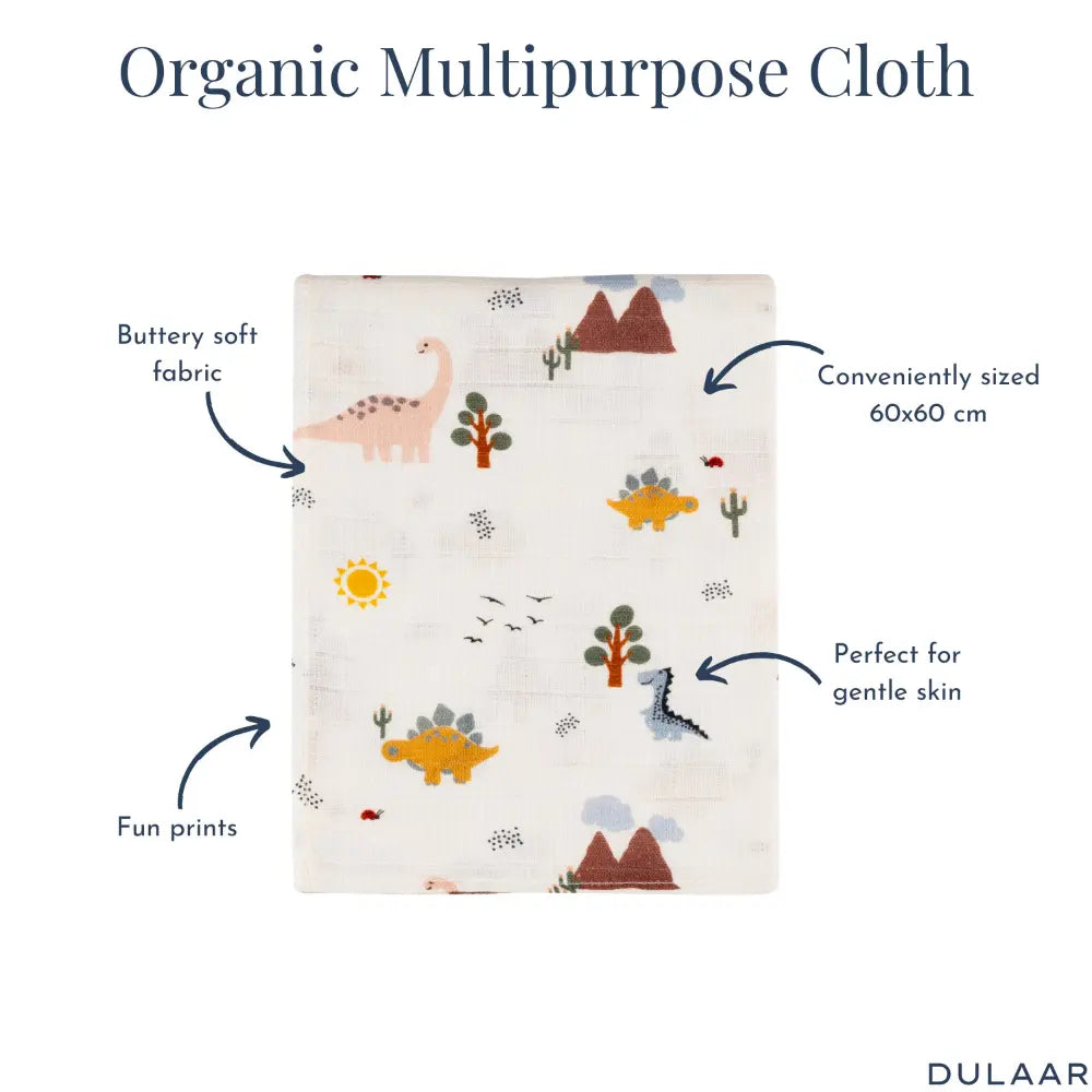 Dulaar Organic Muslin Multipurpose Cloth