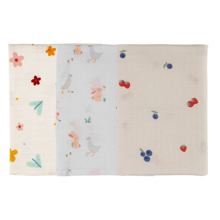 A World in Bloom + Bunny Hops and Duck Walks + Berry Picking