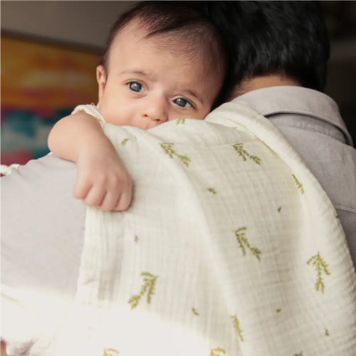 Dulaar Organic Muslin Multipurpose Cloth (Set of 2)