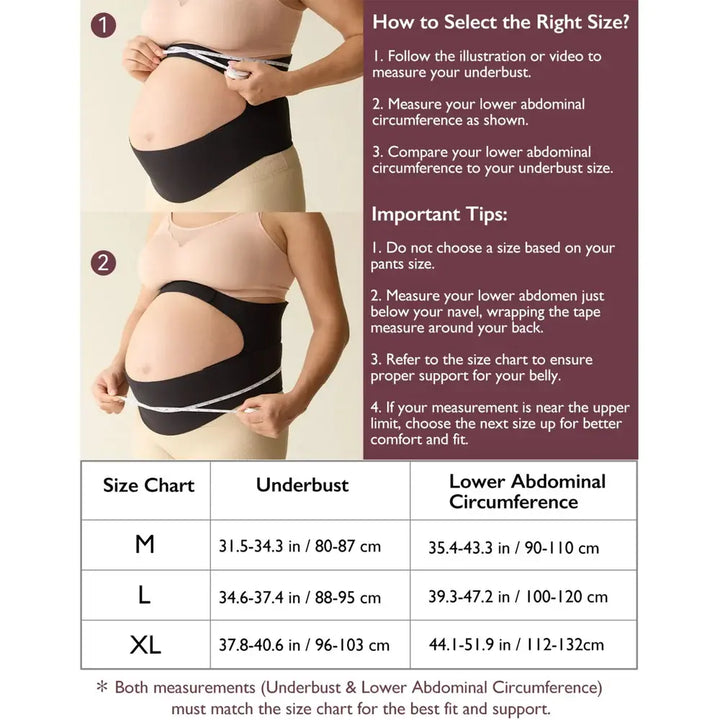 Momcozy Maternity Accessory Maternity Belt - Black