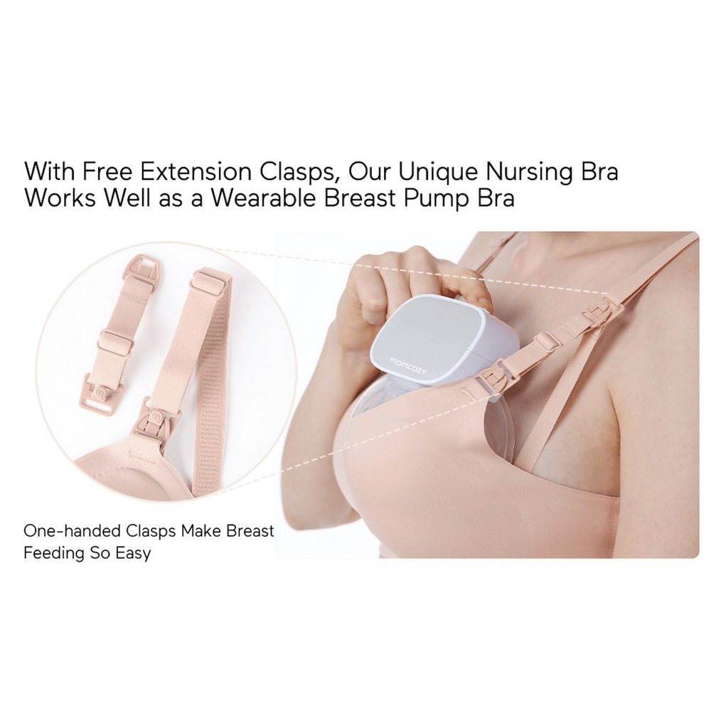 Momcozy Maternity Accessory YN21 Nursing Bra - Skin