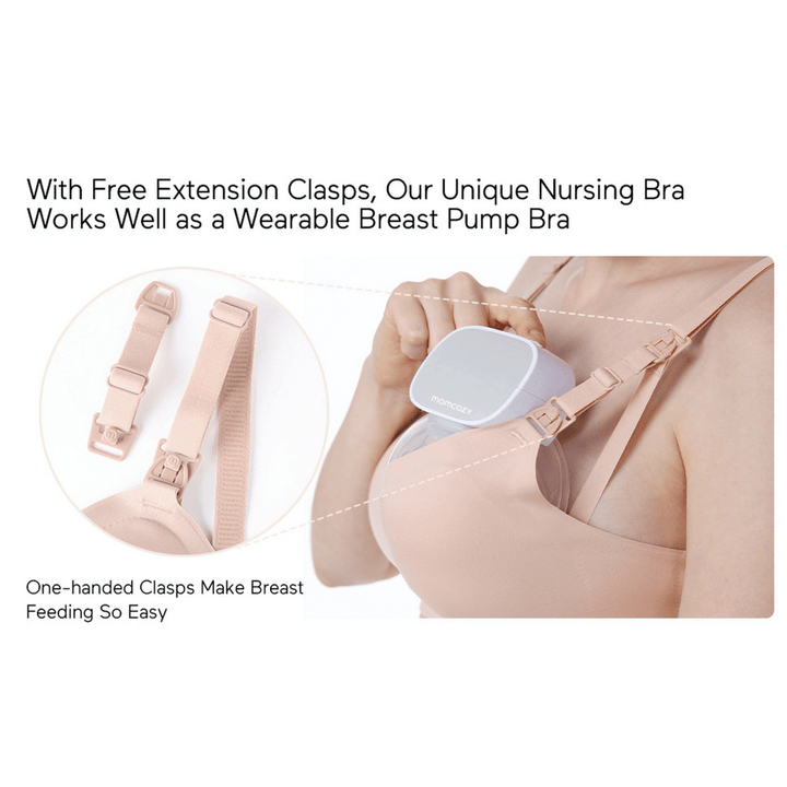 Momcozy Maternity Accessory YN21 Nursing Bra - Skin