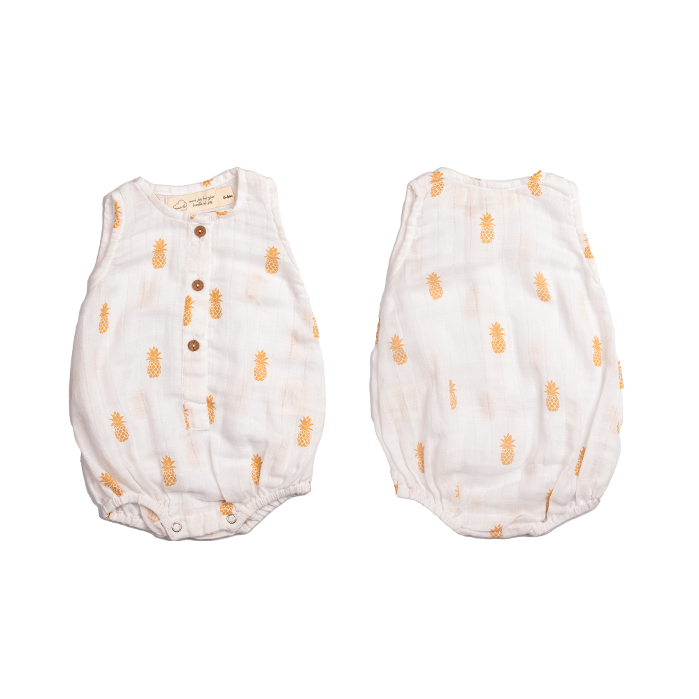 Masilo Muslin Baby Romper - Pack of 3