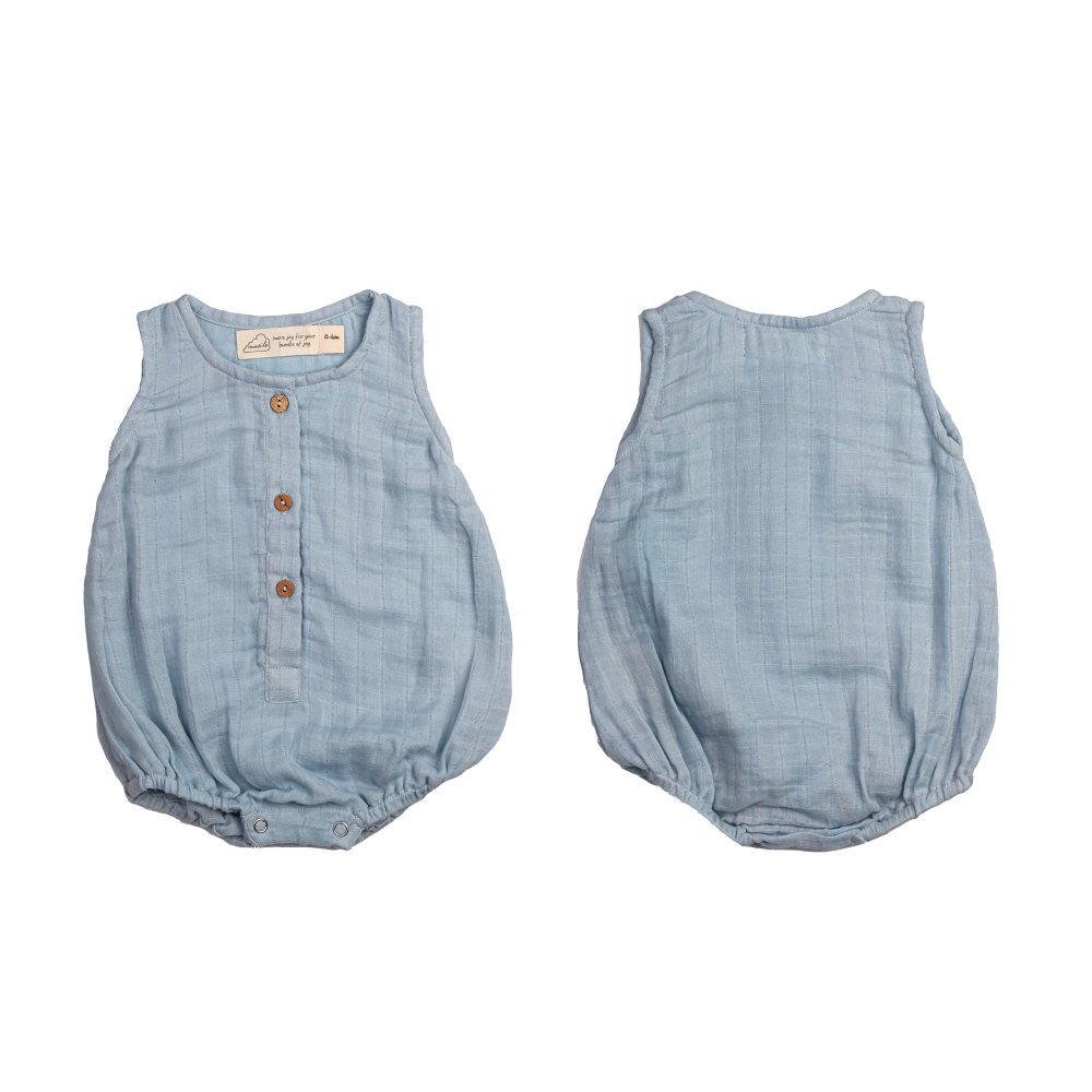 Masilo Muslin Baby Romper - Pack of 3