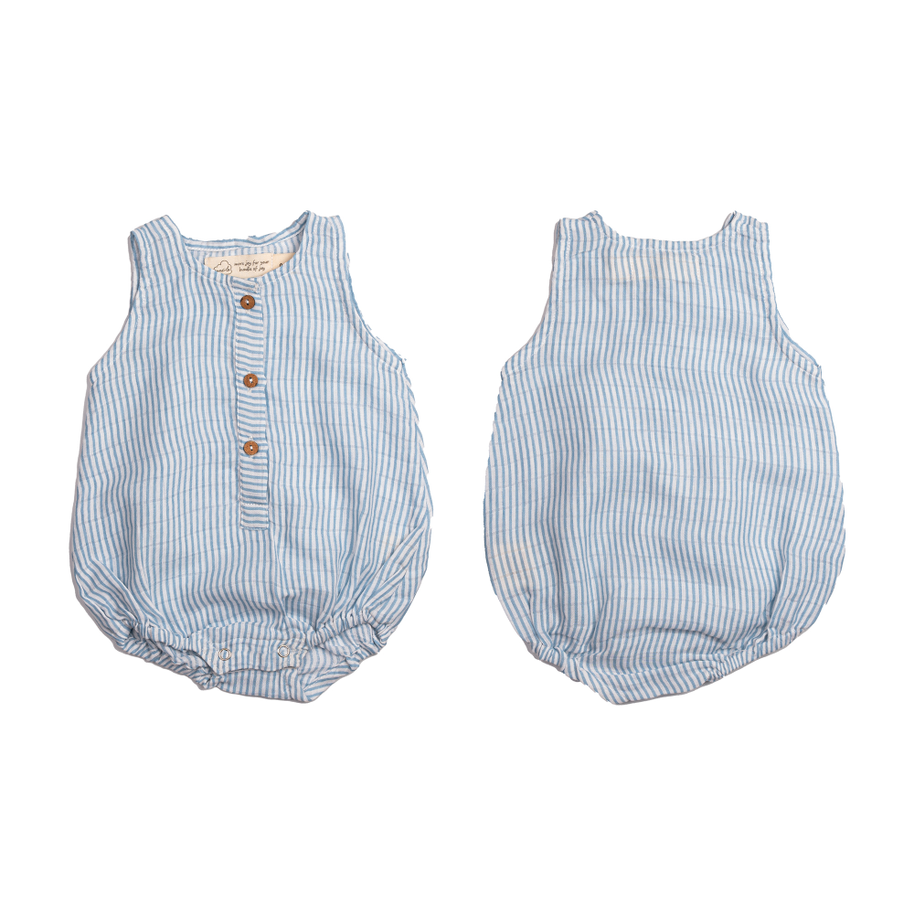 Masilo Muslin Baby Romper - Pack of 3