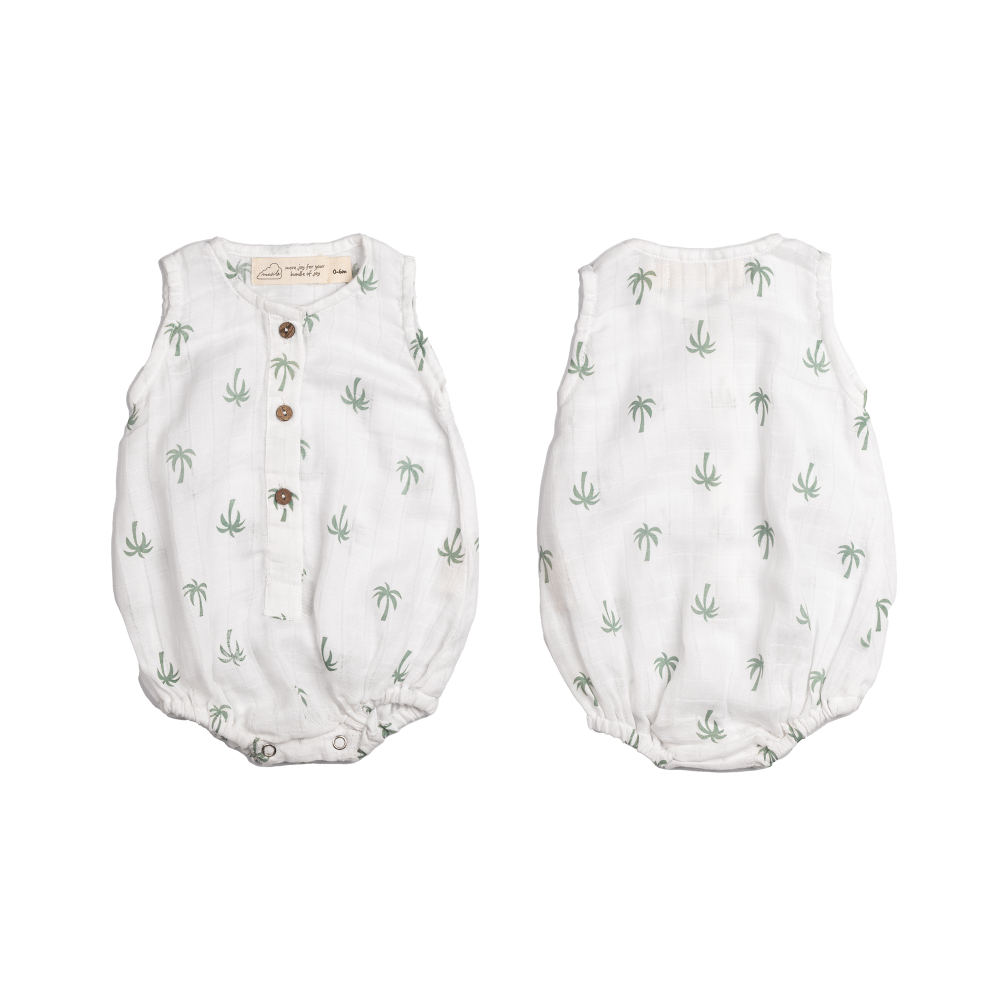 Masilo Muslin Baby Romper - Pack of 3