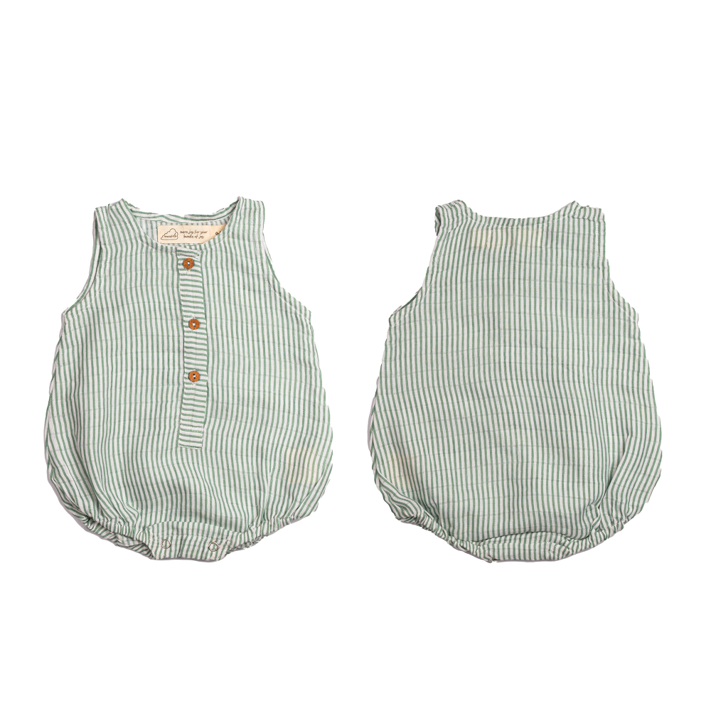 Masilo Muslin Baby Romper - Pack of 3