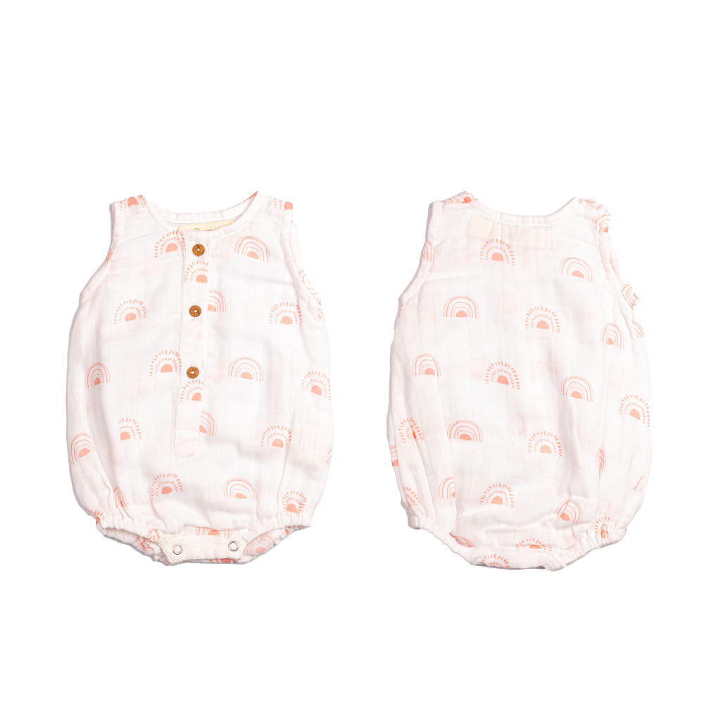 Masilo Muslin Baby Romper - Pack of 3