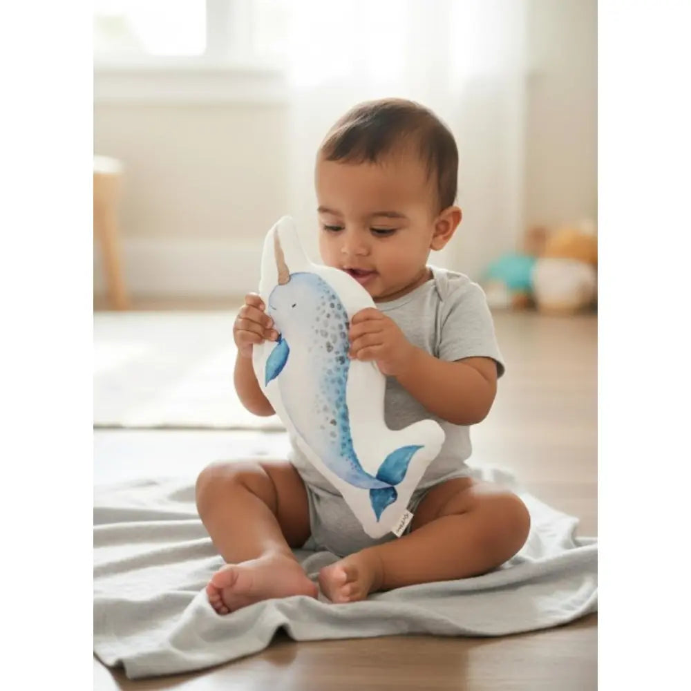Masilo Organic Shape Cushion - Narwhal