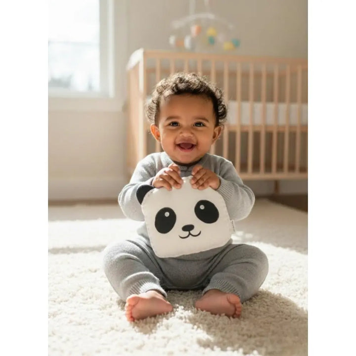 Masilo Organic Shape Cushion - Peekaboo Panda