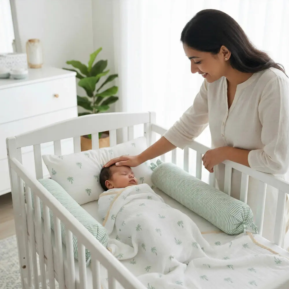 Masilo Mini Cot Set - Palm Paradise