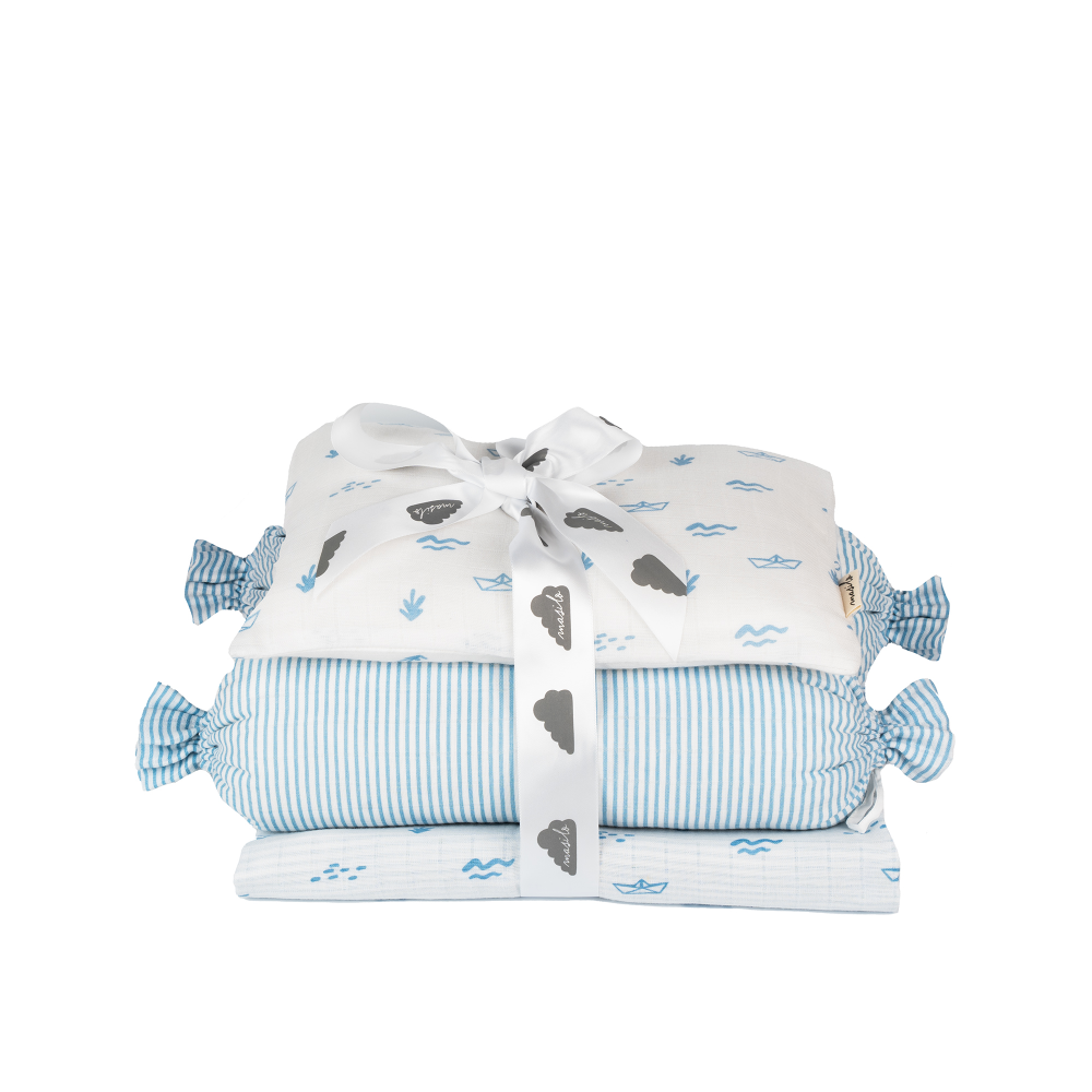 Masilo Personalized Mini Cot Set - Sea Breeze