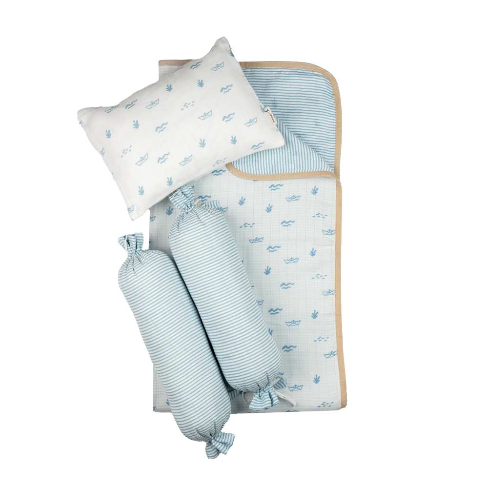 Masilo Mini Cot Set - Sea Breeze