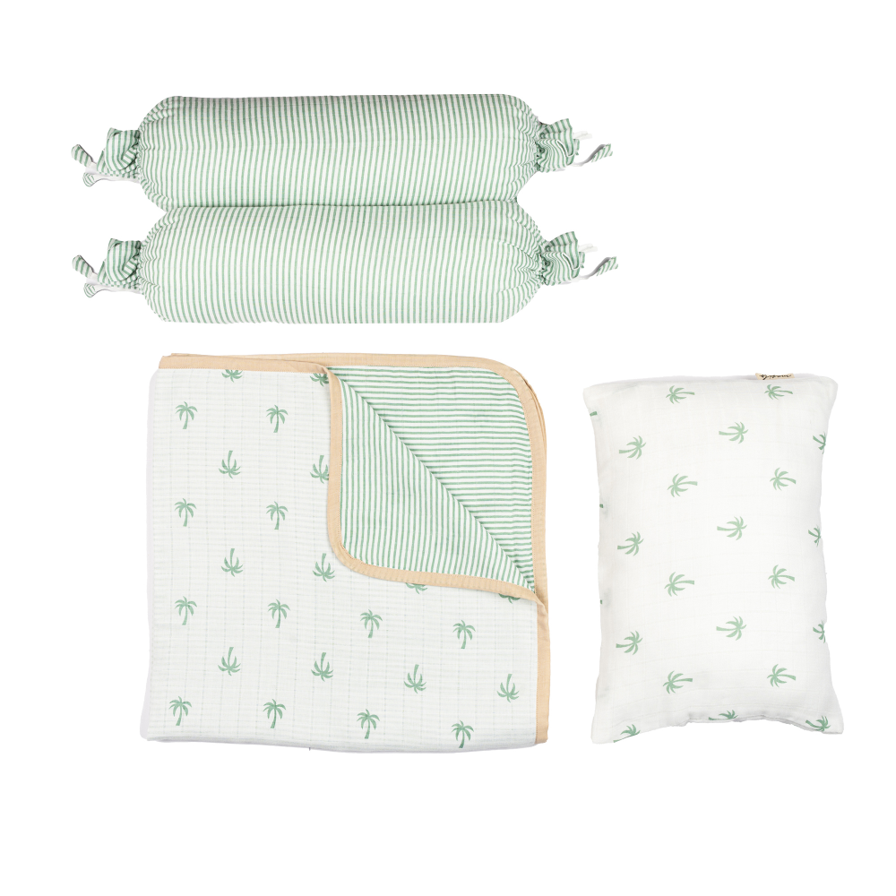 Masilo Mini Cot Set - Palm Paradise