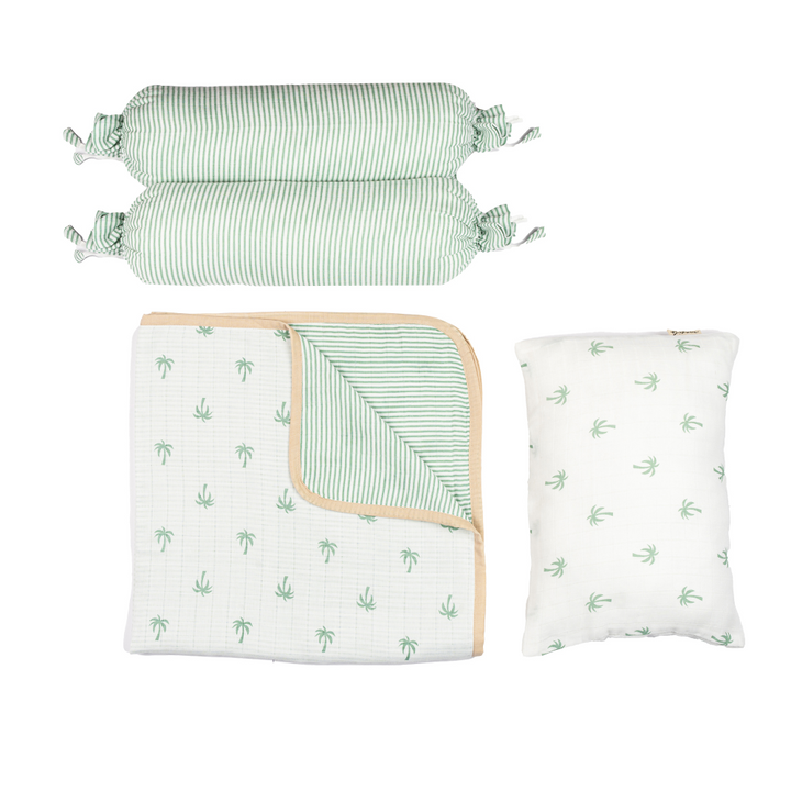Masilo Personalized Mini Cot Set - Palm Paradise