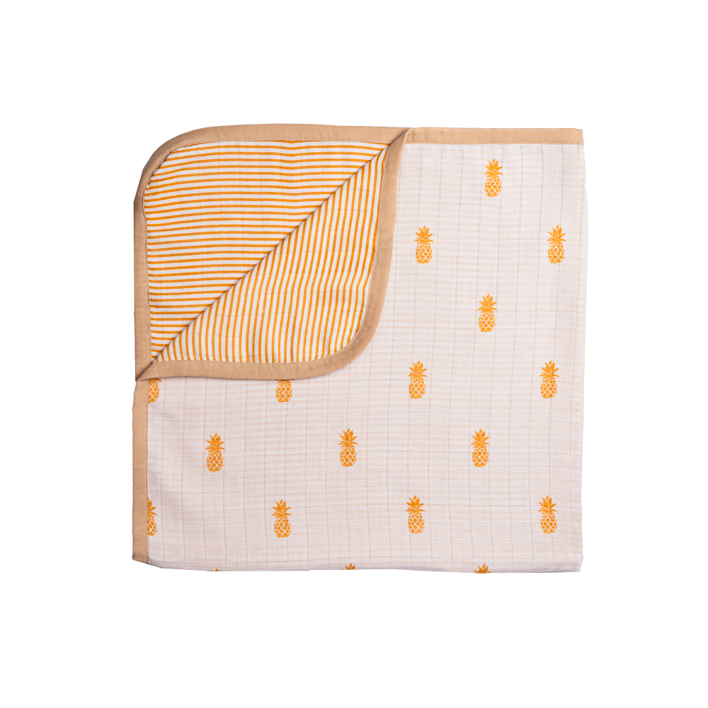 Masilo Mini Cot Set - Pineapple Bliss