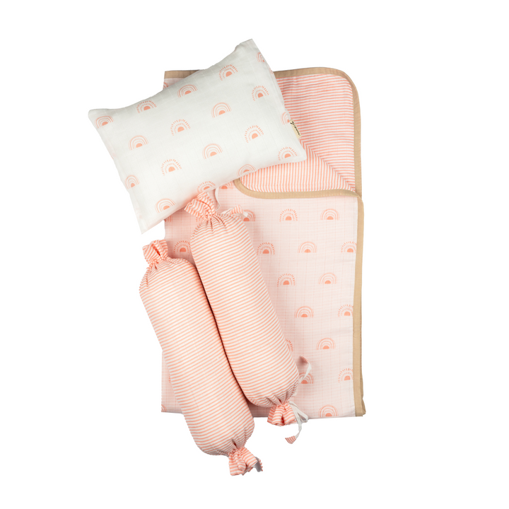 Masilo Personalized Mini Cot Set - Over The Rainbow