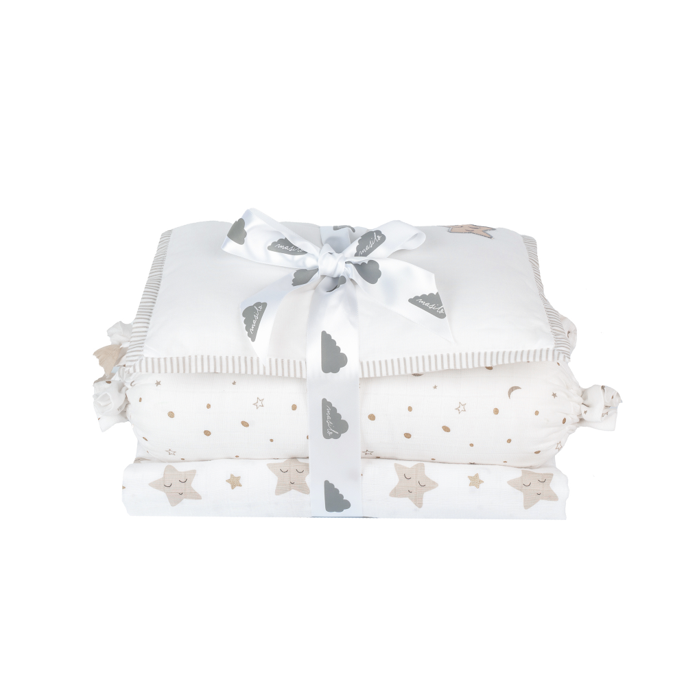 Masilo Mini Cot Set Sleepy Star - Metallic - Small