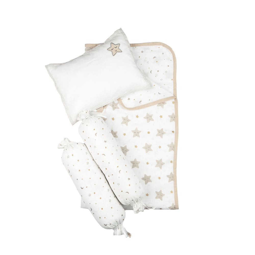 Masilo Mini Cot Set Sleepy Star - Metallic - Small