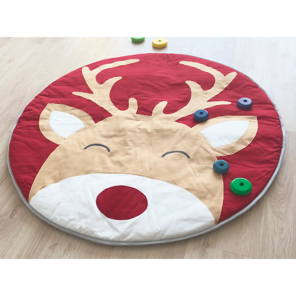Masilo Indoor / Outdoor Quilted Playmat - Reindeer