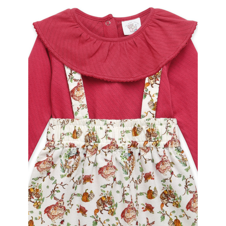 The Baby Trunk Skater Skirt Co-ord Set - Red Riding Hood