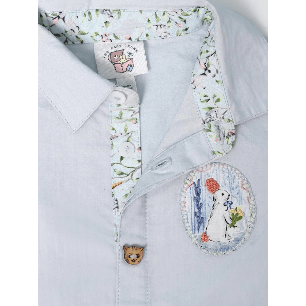 The Baby Trunk Classic Shirt With Bow