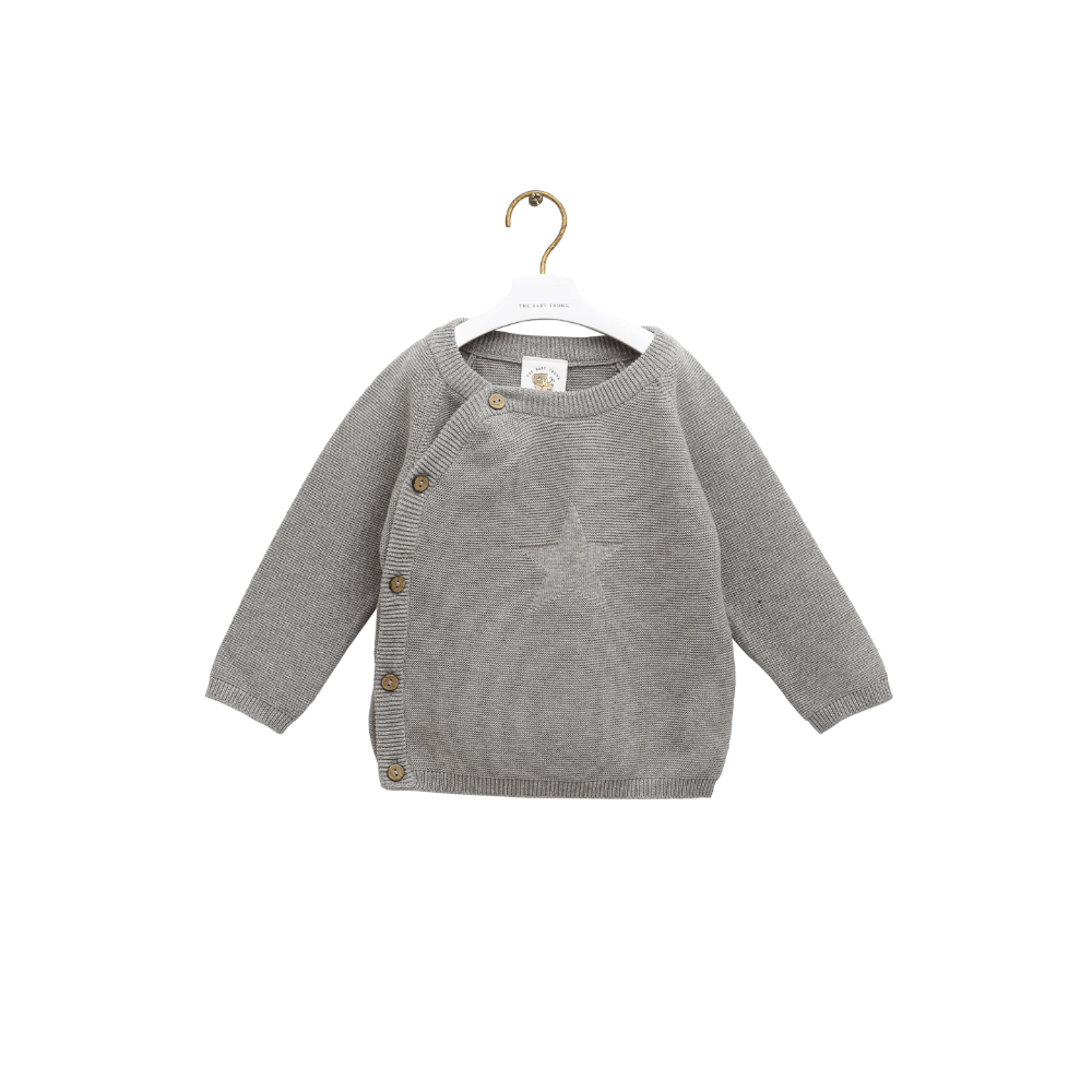 The Baby Trunk Side Button Cardigan